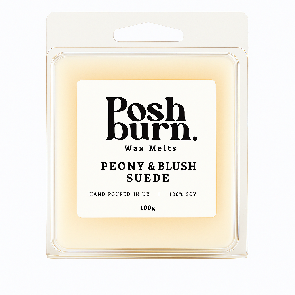 Peony & Blush Suede - Soy Wax Melts