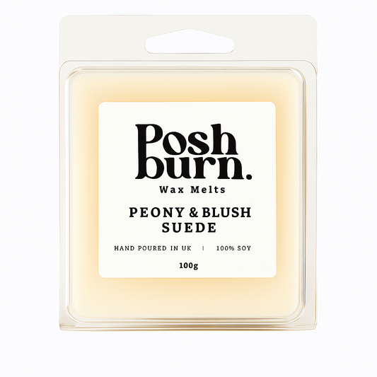 Peony & Blush Suede - Soy Wax Melts