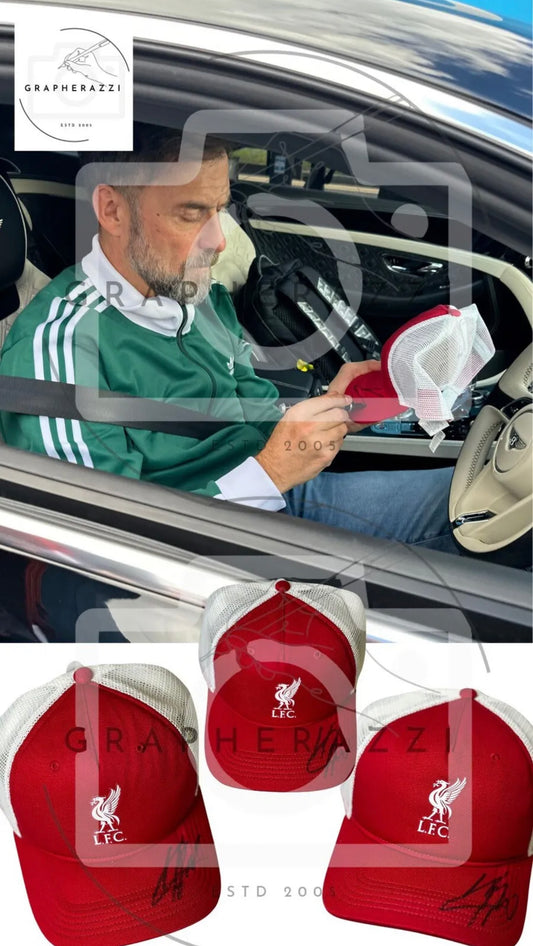 Jurgen Klopp Signed Red LFC Cap