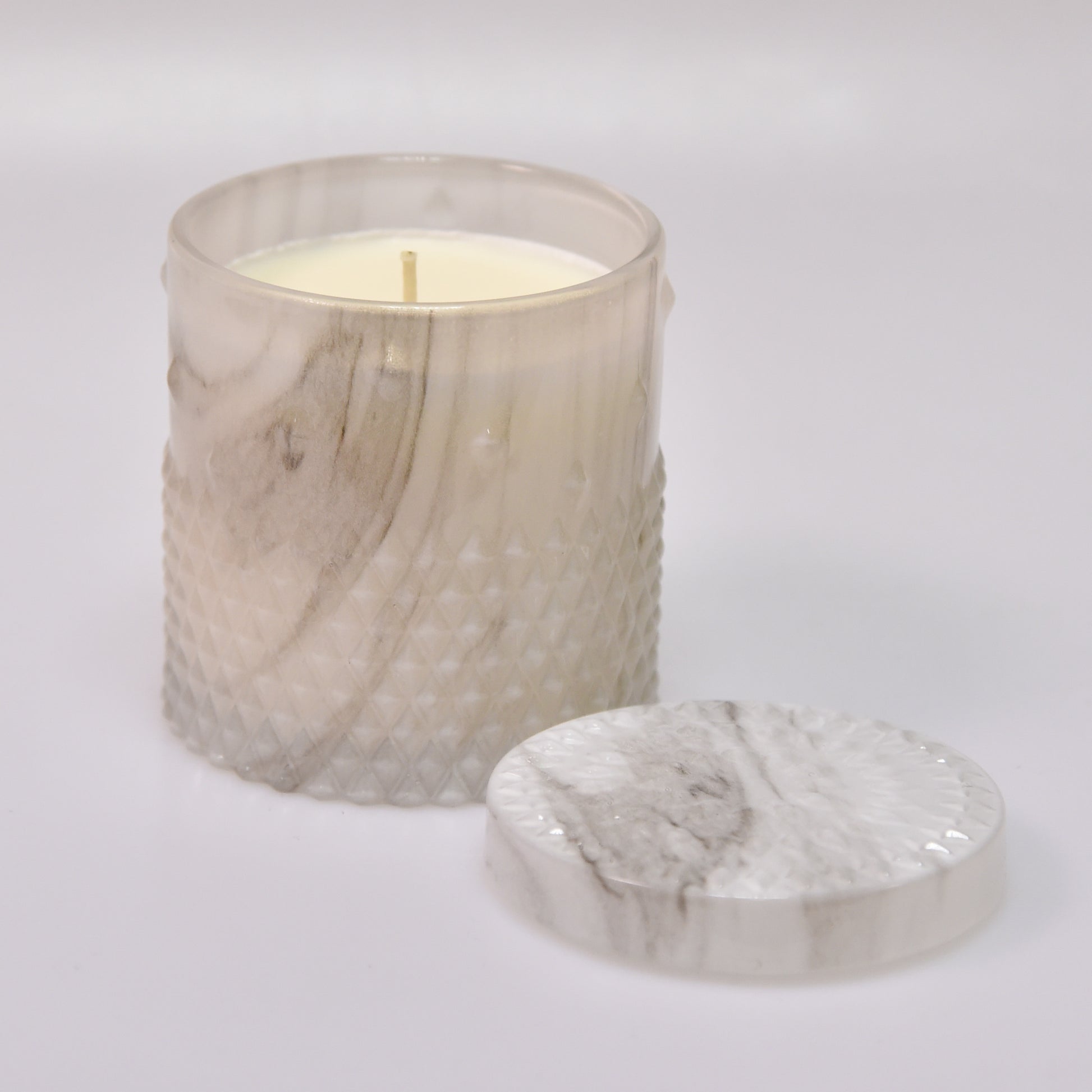 Single Marble Rockstud Soy Candles