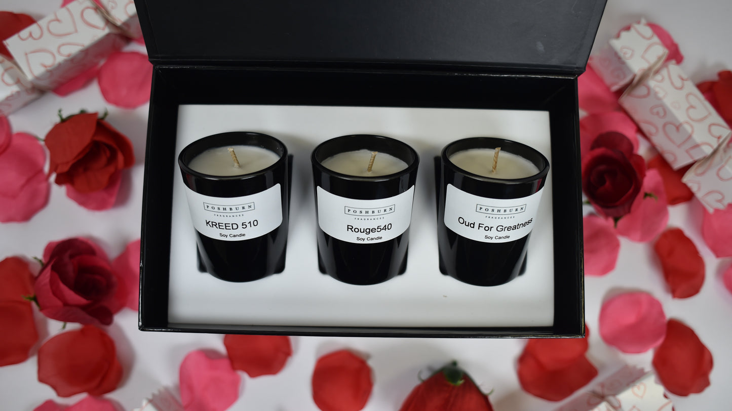 Trio of Excellence Candle Set